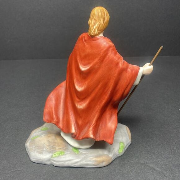 Vintage Cromo N. M. Milano Jesus the Good Shepherd Figurine Made in Italy - Picture 5 of 9